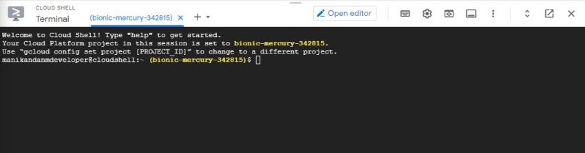 Building and Launching an ASP.NET Core App from Google Cloud Shell